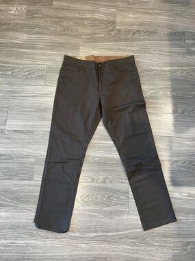 Men's Brown Straight-Leg Jeans- Original Weatherproof Vintage